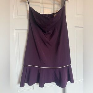 Y2K Drop Waist Dress | Flounce Hem | Early 2000s Party Dress | Size 10